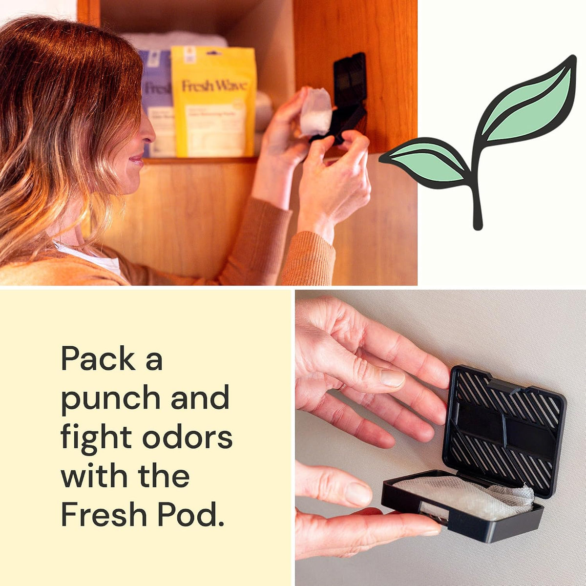 Odor Eliminator Fresh Pods - Original Scent, Includes 2 Pods and 2 Refill Packs