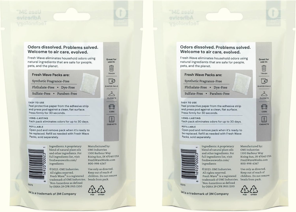 Odor Eliminator Fresh Pods - Original Scent, Includes 2 Pods and 2 Refill Packs