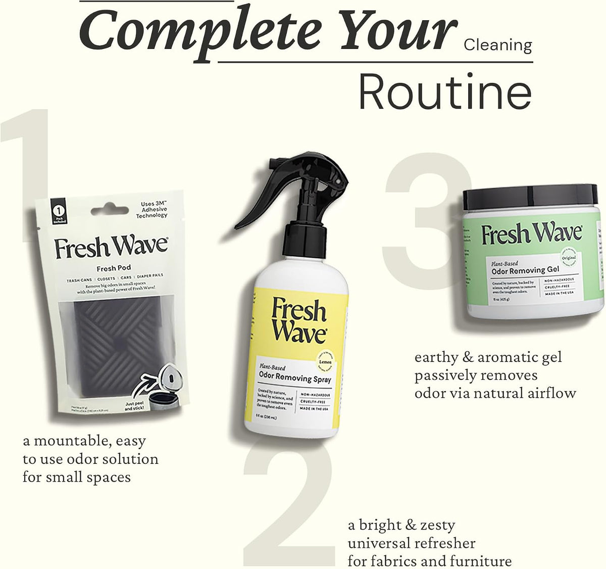 Odor Eliminator Fresh Pods - Original Scent, Includes 2 Pods and 2 Refill Packs