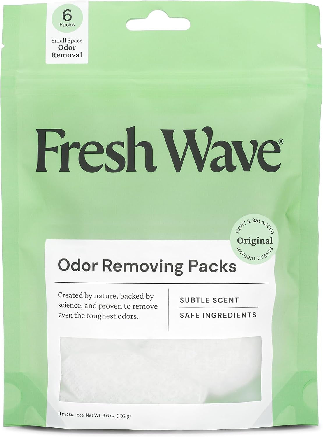 Odor Eliminator Pack, 6-Piece Set for Small Spaces and Closets, Original Formula