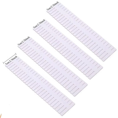 Adjustable 4-Piece Drawer Divider Set for Organized Storage of Underwear, Socks, Cosmetics, and Miscellaneous Items