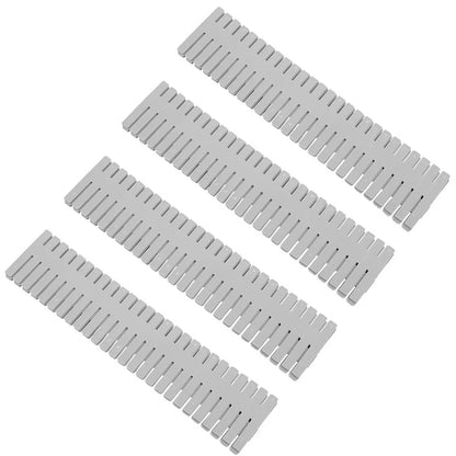 Adjustable 4-Piece Drawer Divider Set for Organized Storage of Underwear, Socks, Cosmetics, and Miscellaneous Items