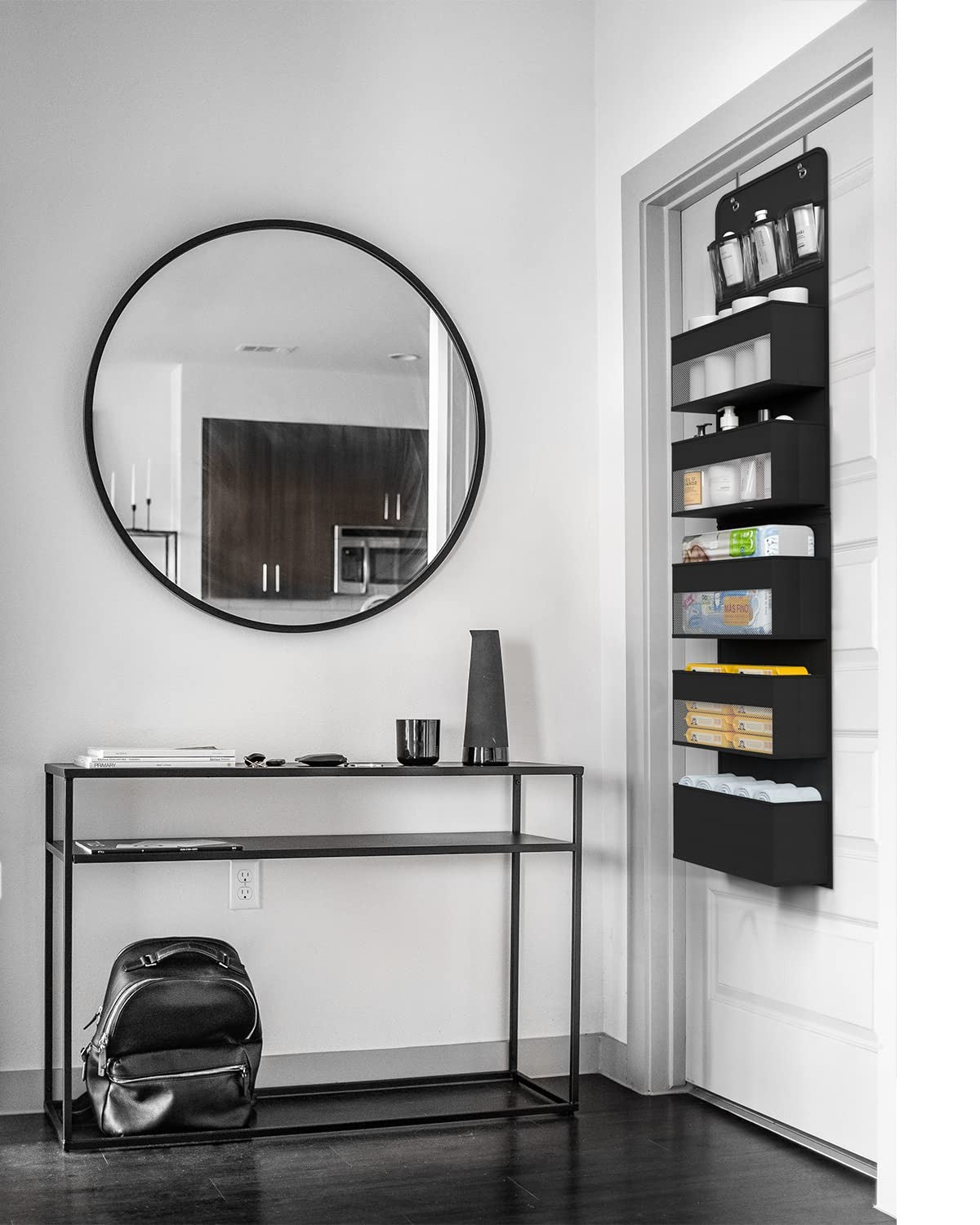 Hioya Over-Door Organizer - 6-Shelf Storage Solution for RV and Bathroom