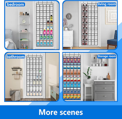 Over-Door Shoe Organizer for Closet Storage