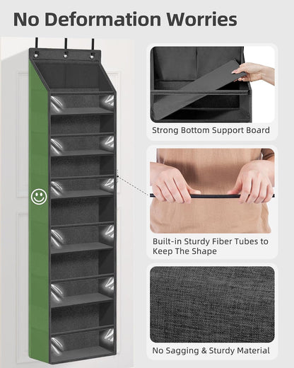 Large Clear Over-Door Organizer with Deep Pockets
