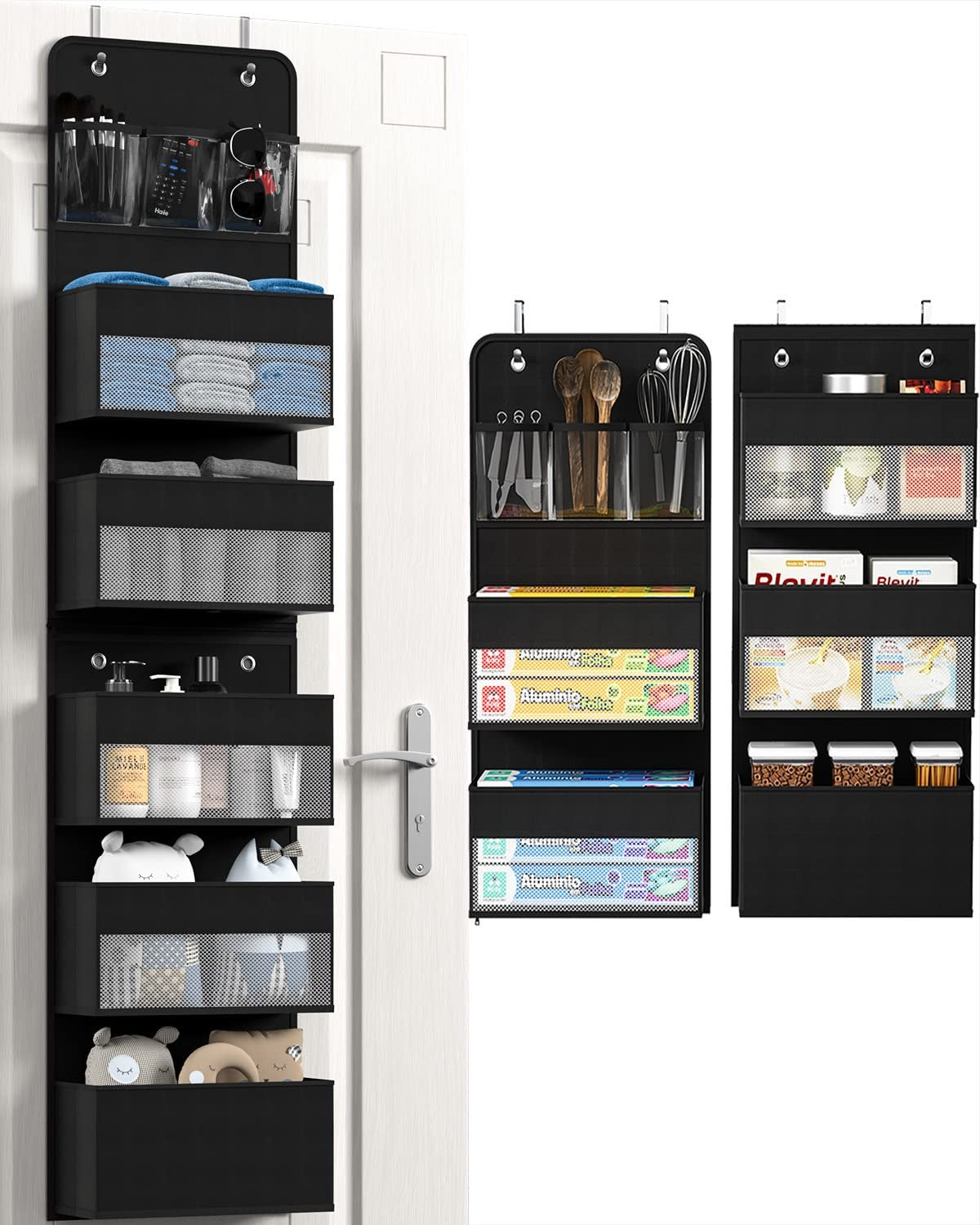 Hioya Over-Door Organizer - 6-Shelf Storage Solution for RV and Bathroom