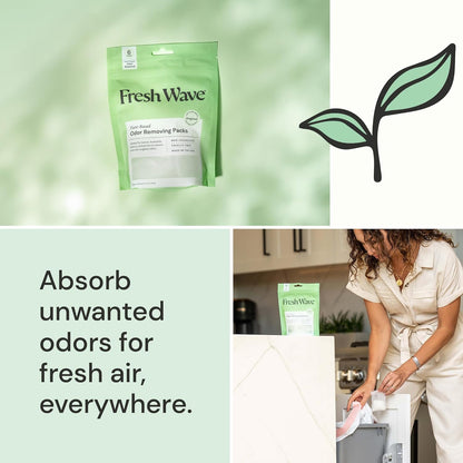 Odor Eliminator Pack, 6-Piece Set for Small Spaces and Closets, Original Formula